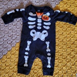 Halloween Skeleton Bodysuit for Kids